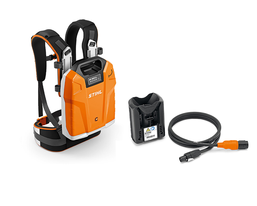 Stihl AR 3000 L Backpack Battery Kitted with AR 3000 L, AR Carrying System, Connecting Cable and AP Adapter