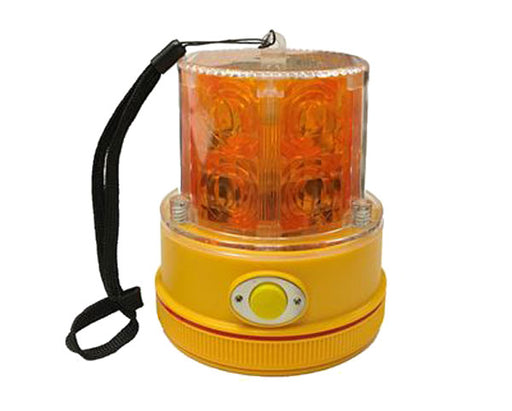 North American Signal PSLM2-A LED Personal Safety Warning Light with Magnetic Mount, Battery Operated, Amber