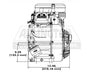 Briggs & Stratton 305447-0610-G1 Engine 1" x 2-29-32" Crank Horizontal Ele Start Vanguard 16 HP