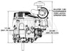 Briggs & Stratton 49R977-0003-G1 1-1-8" X 4-19-64" Vertical Electric Engine