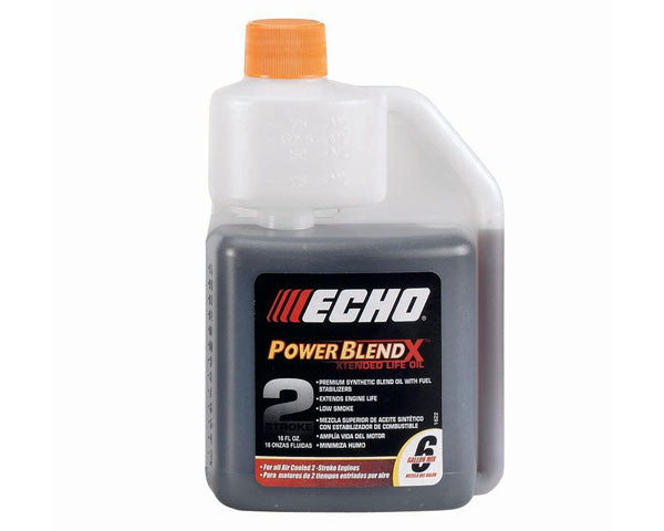 ECHO PowerBlend Gold 2-Cycle Oil 16 oz Bottle – Mix 1 Bottle to 6 Gal (6450006G)