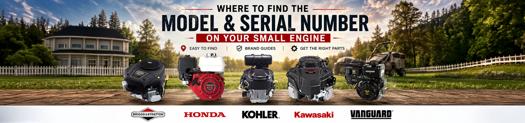 Where to Find the Model and Serial Number on Your Small Engine