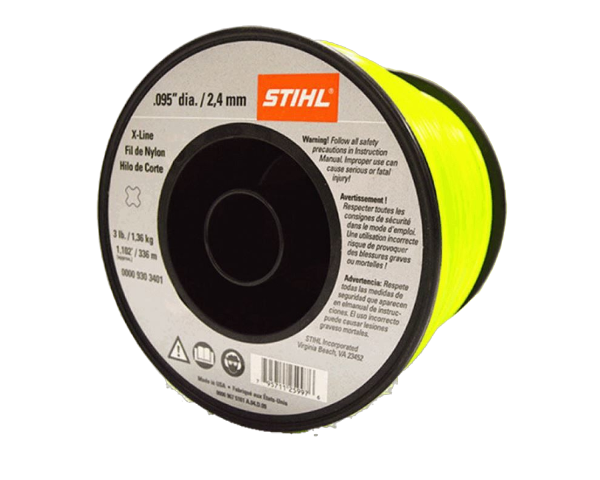 Stihl .095 X Line x 984 ft (~ 3 lbs) 0000-930-3401 — Arlington