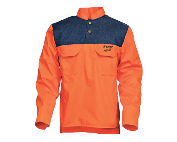 Stihl Function Work Shirt X-Large - Orange/Denim 0797-333-9103