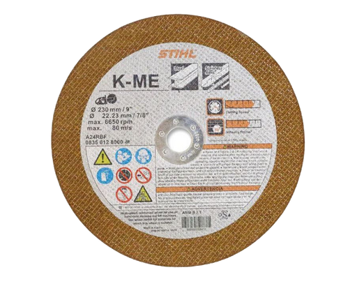 Stihl 9" General Purpose Metal - 7/8" Arbor (K-ME) 0835-012-8000 (10 Pack)