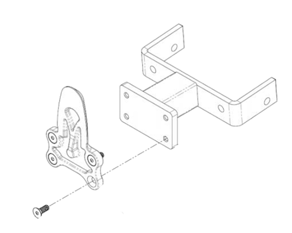 Umount 10336 John Deere Gator Mount (TX &amp; TS Model)