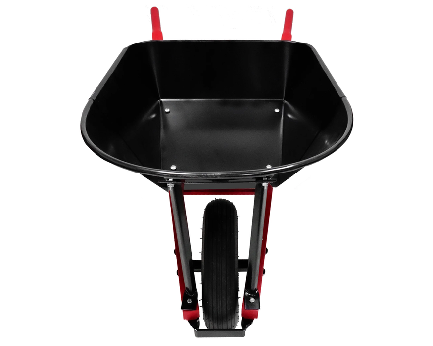 Sterling Steel Tray Wheelbarrow 6 Cu. Ft. w/ Pneumatic Tire 111211