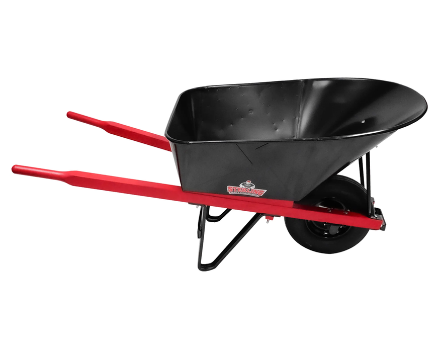 Sterling 7 Cubic Foot Steel Wheelbarrow 121211
