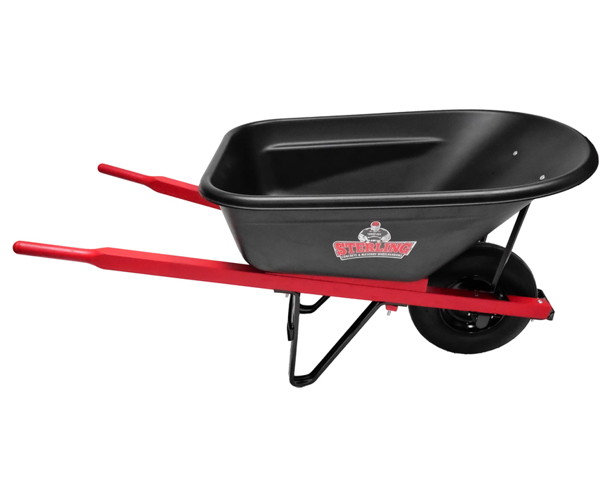 Sterling 6 Cubic Foot Poly Wheelbarrow 181211