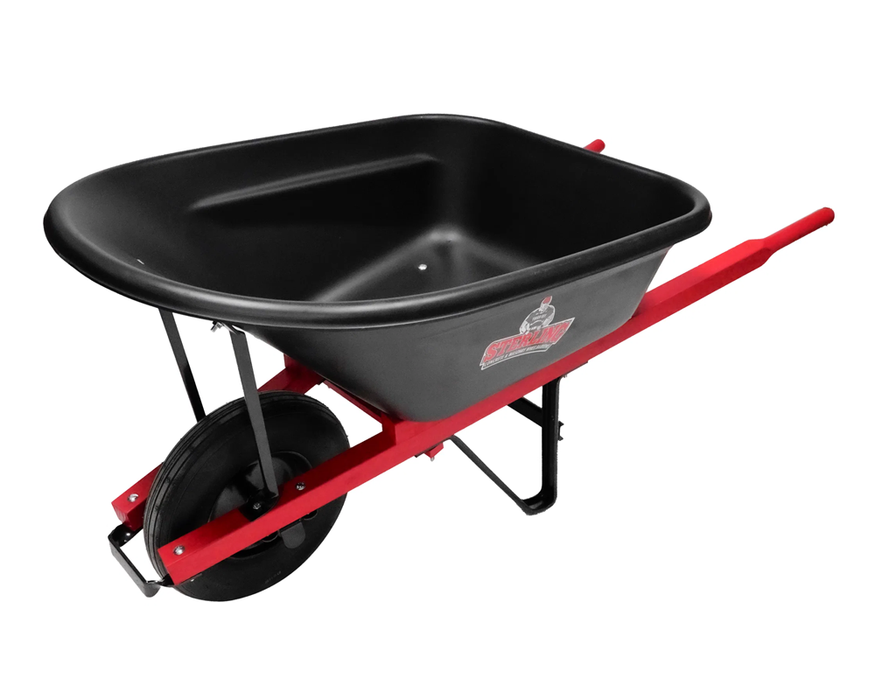 Sterling 6 Cubic Foot Poly Wheelbarrow 181211