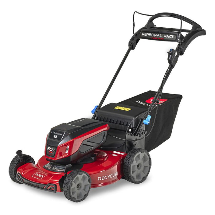 Toro 60V Max 22" Recycler Personal Pace Self Propelled Battery Lawn Mower 8.0Ah Battery 21469