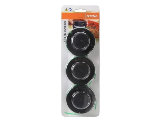 Stihl 3-pack Prewound spools .080" Line for AutoCut 2-2 4008-710-4302