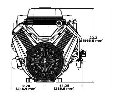 Briggs & Stratton 61G277-0042-J1 Engine 1-1/8" x 4" Horizontal Electric Start 993 cc
