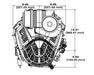 Briggs & Stratton 49E877-0014-G1 1 1-8" X 4 19-64" Vertical Electric Vanguard EFI Engine