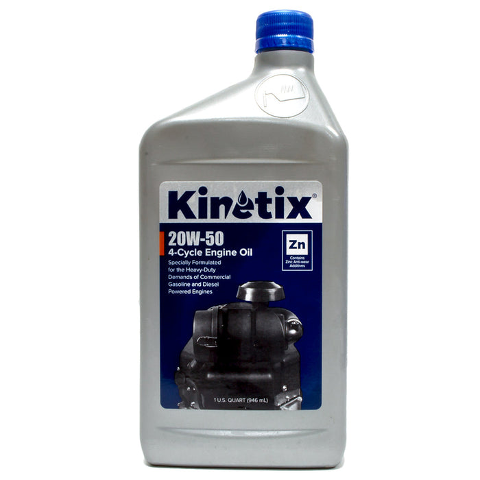 Kinetix Hydraulic Oil 20W50 Quart Equipment Fluid 80007