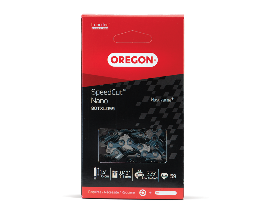 Oregon 80TXL059G SpeedCut Nano Saw Chain, 14" Bar Length