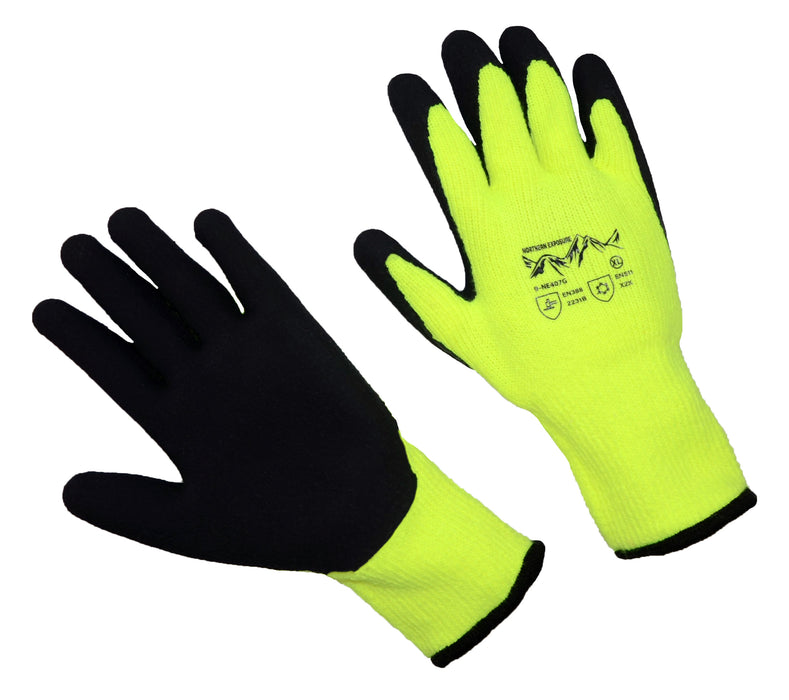 Seattle Glove Green Latex-Dipped Work Gloves – Large