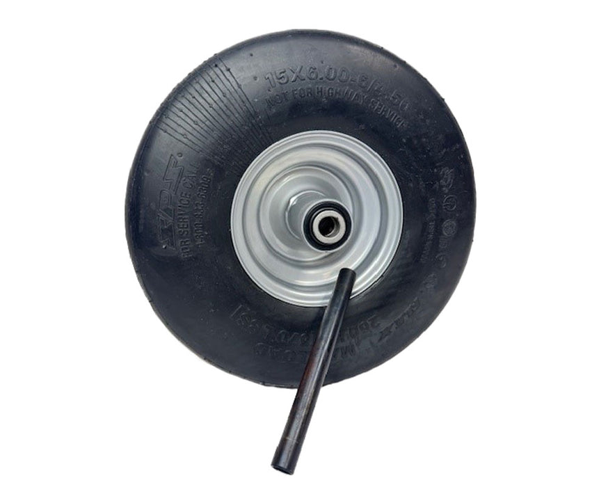 OTR 15X6.00-6/Smooth Semi-Pne Tire Assy A-103011