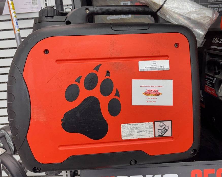 ECHO Bearcat IG2000 Watt Inverter Generator SCRATCH N DENT
