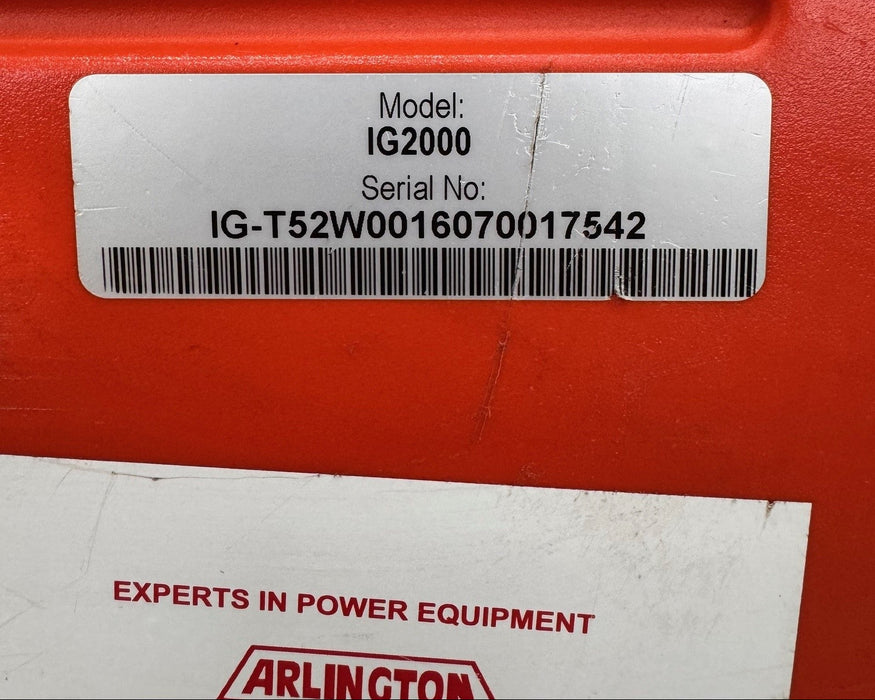 ECHO Bearcat IG2000 Watt Inverter Generator SCRATCH N DENT