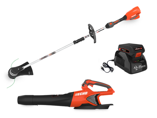 Echo DCP-BVRVS1B 56V 16" String Trimmer and Handheld Blower with 2.5AH Battery &amp; Charger