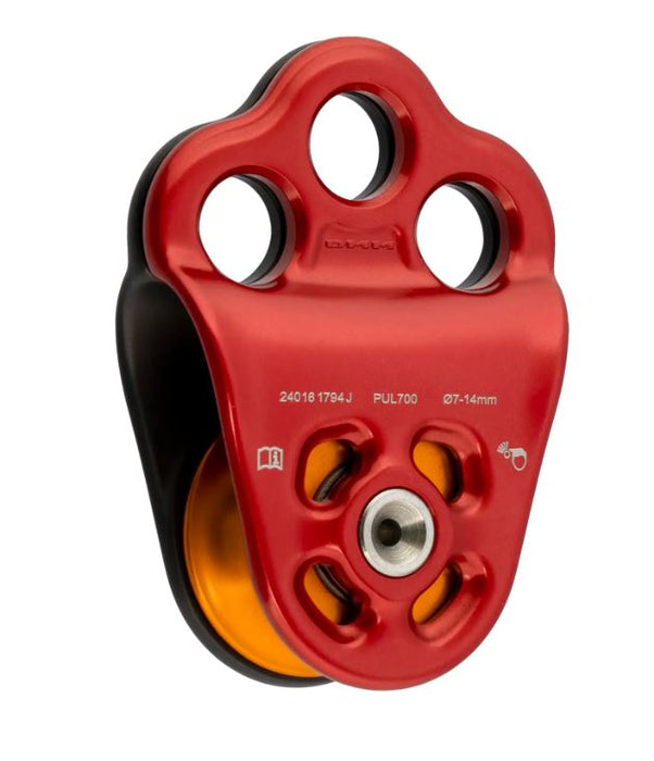 DMM PUL700RD Hitch Climber Triple Attachment Pulley 2
