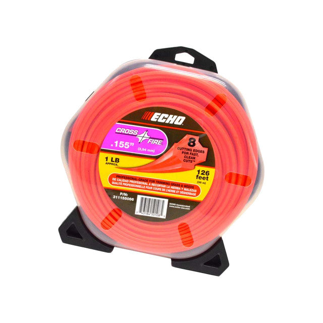 Echo 311155066 Trimmer Line Cross-Fire .155 1 Lb Spool