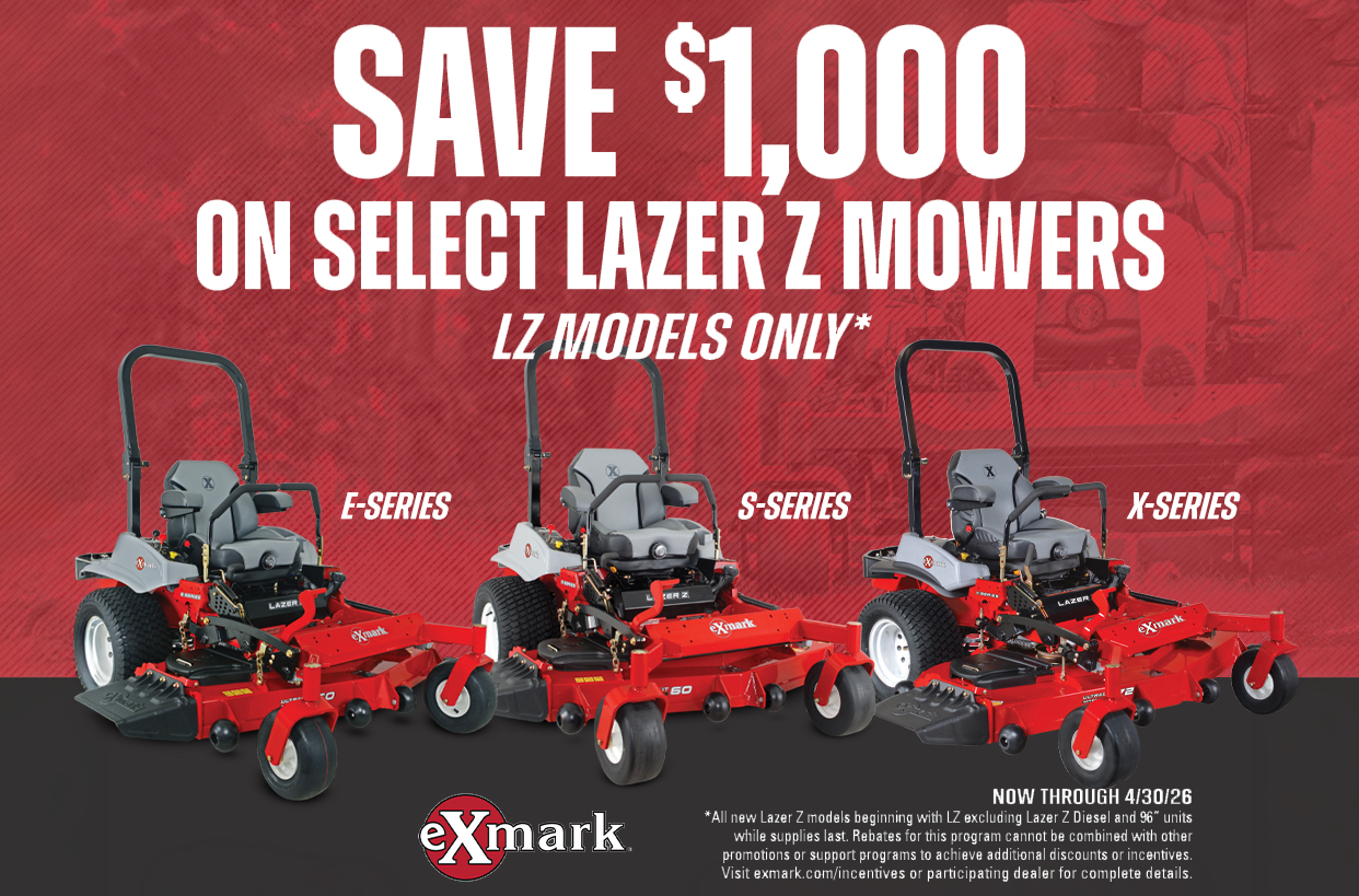 Save $1000 On Select Lazer Z Mowers