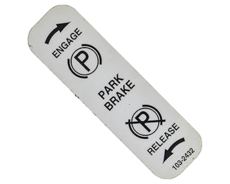 Exmark 103-2432 Decal,Parking Brake