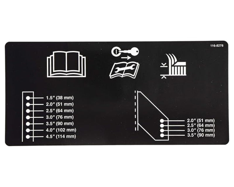 Exmark 116-8278 Decal-Anti-Scalp
