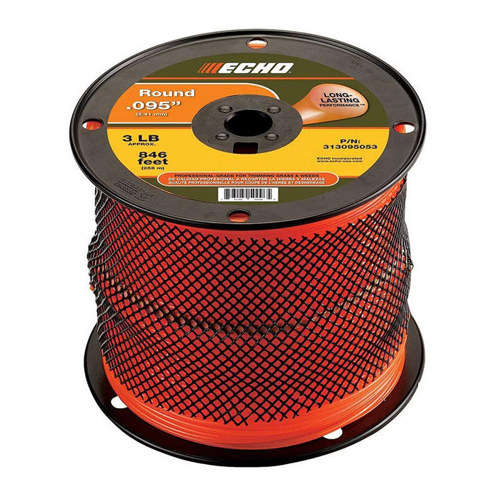 Echo 313095053 3 lb Spool .095 Round Line