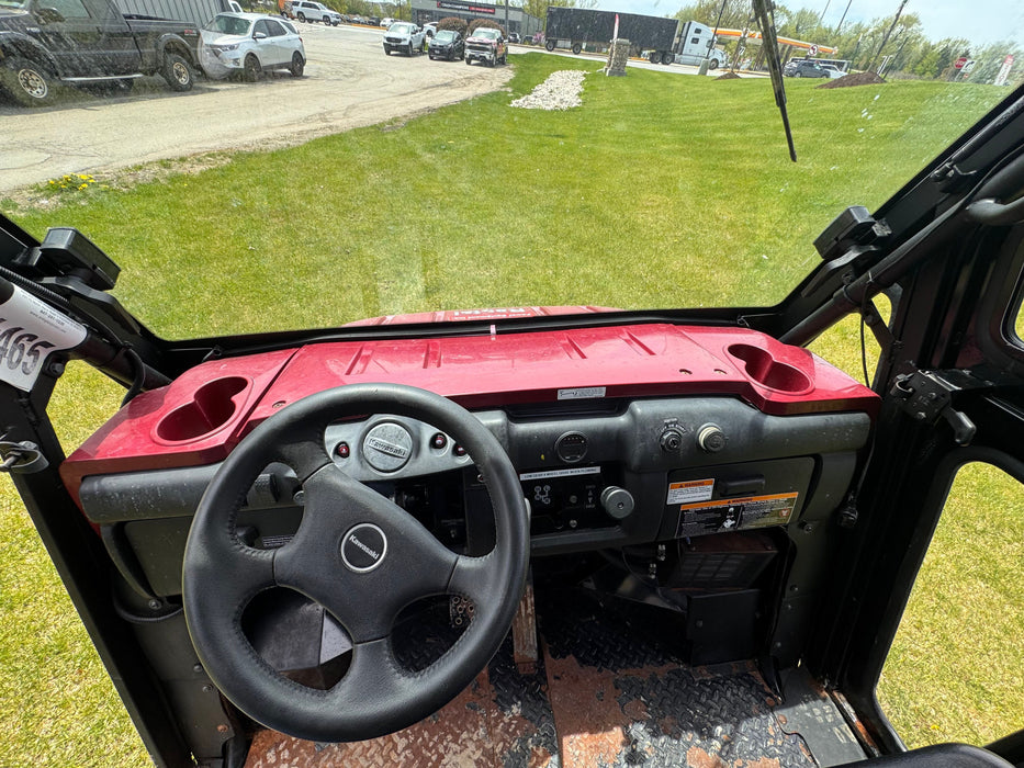 USED UTV Mule 4010 4x4 8553 - Red w/ SnowEx V-Plow