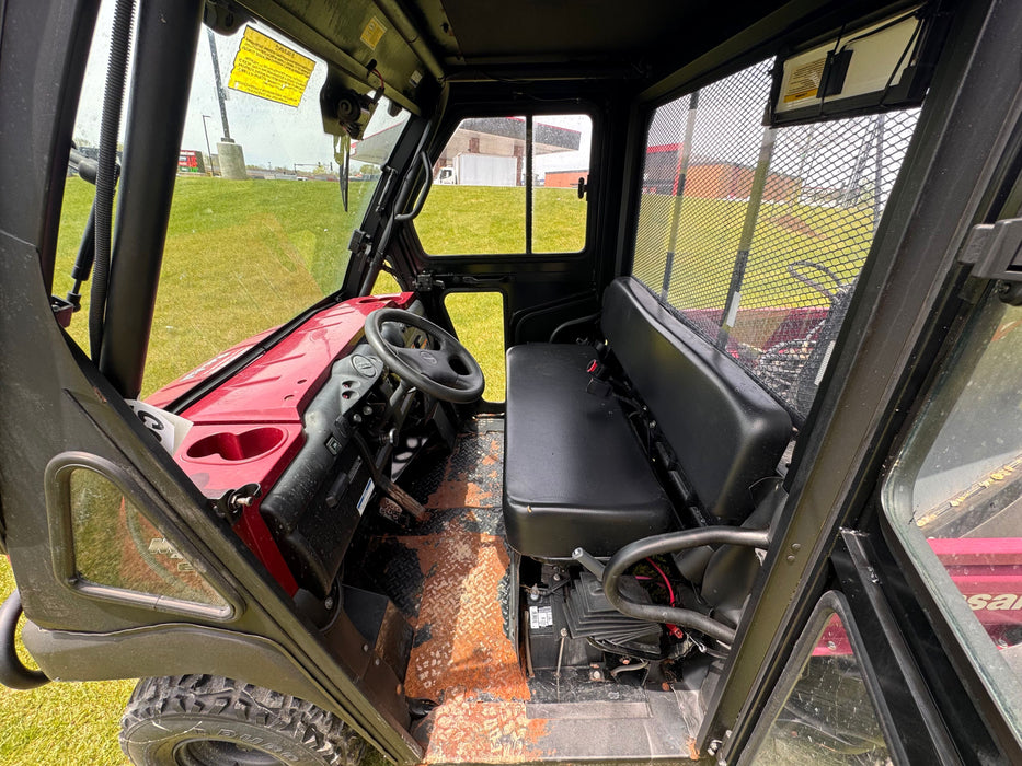 USED UTV Mule 4010 4x4 8553 - Red w/ SnowEx V-Plow