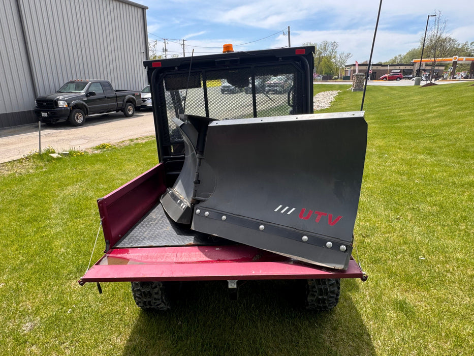 USED UTV Mule 4010 4x4 8553 - Red w/ SnowEx V-Plow