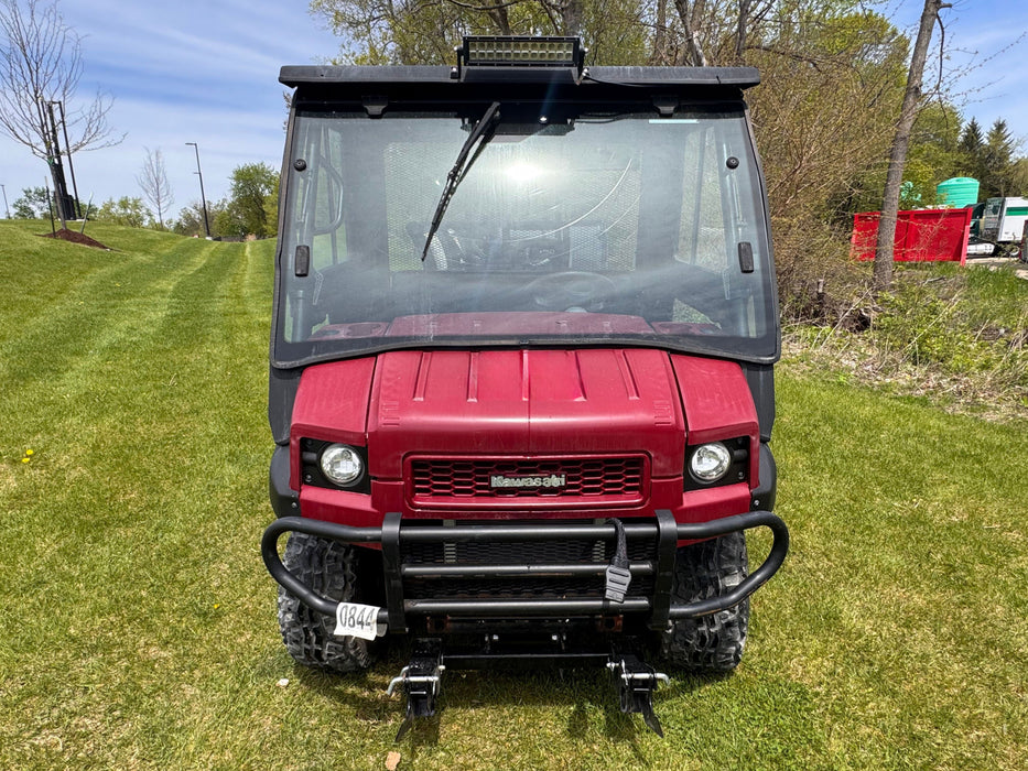 USED UTV Mule 4010 4x4 6133 - Red w/ SnowEx  V-Plow