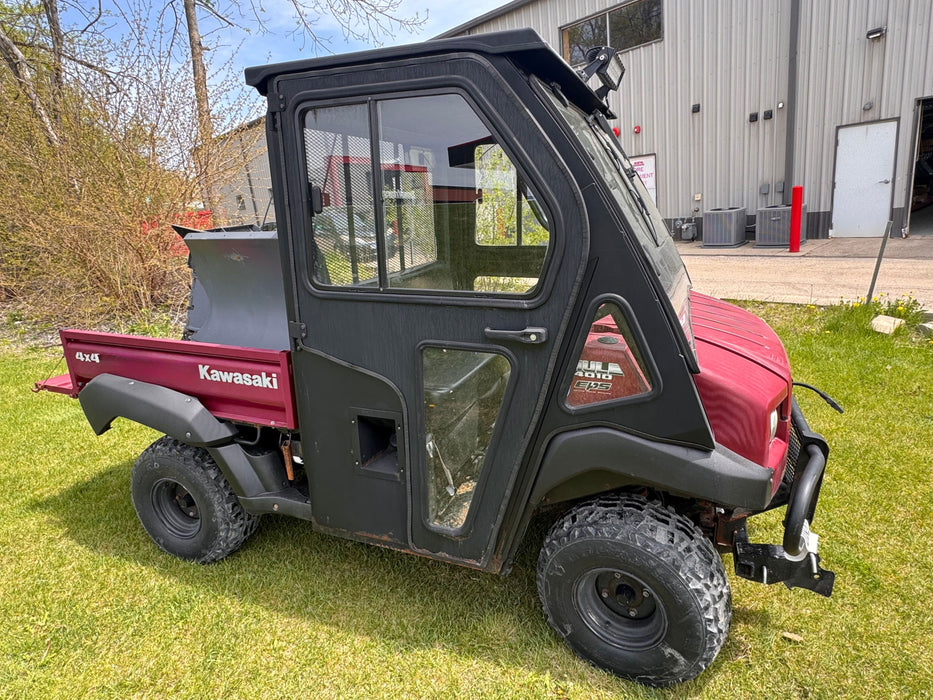 USED UTV Mule 4010 4x4 6133 - Red w/ SnowEx  V-Plow