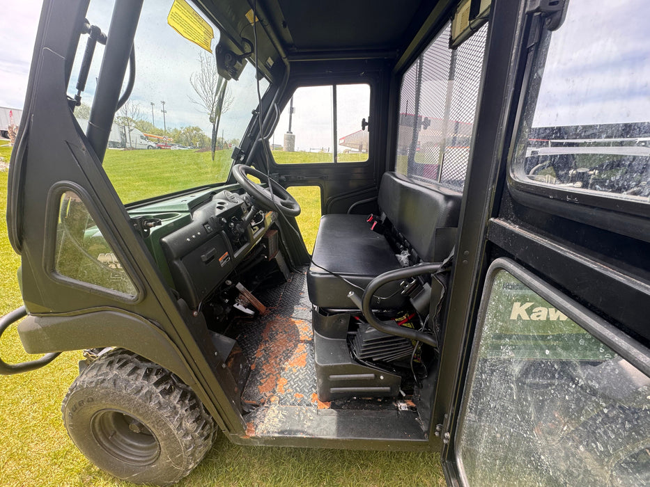 USED UTV Mule 4010 4x4 8583 - Green w/ SnowEx V-Plow