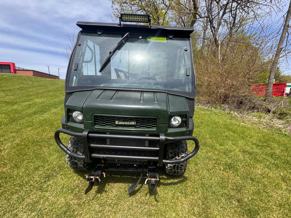 USED UTV Mule 4010 4x4 8583 - Green w/ SnowEx V-Plow