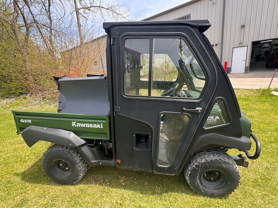 USED UTV Mule 4010 4x4 8583 - Green w/ SnowEx V-Plow