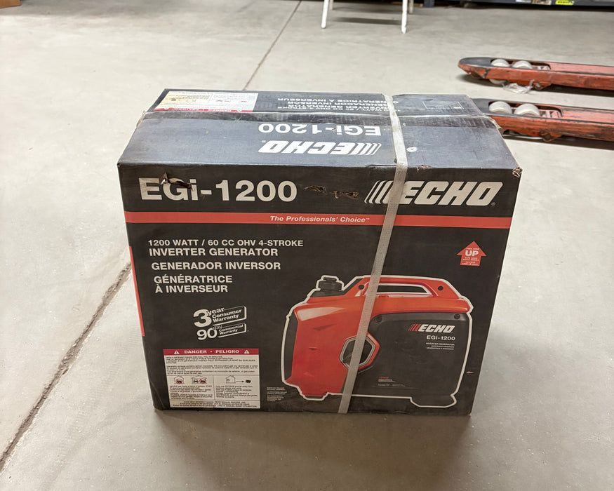 Echo EGi-1200 Generator 1200 Watt Inverter 60cc Recoil Start CLOSEOUT