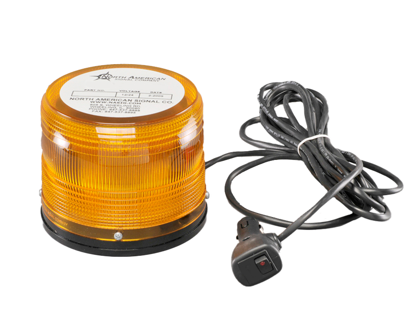 North American Signal LED675MX-A 5.5 Inch Diameter Maximum Power 360-Degree LED Warning Light