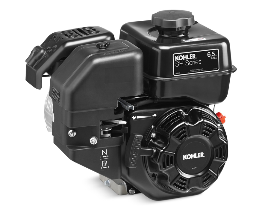 Kohler PA-SH265-3031 Engine 3/4" x 2-7/16" Crank Horizontal Shaft Electric Start 6.5 HP