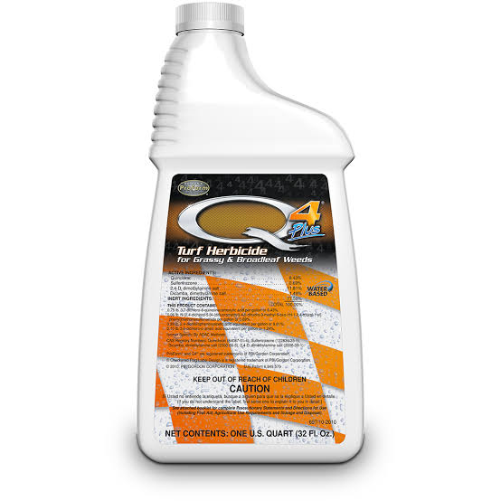 Q4 Plus Turf Herbicide Concentrate, 1 Quart – 4-Way Weed Control