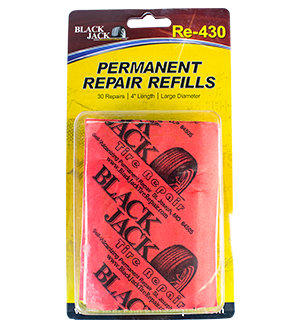 Blackjack RE-430 Tire Repair Plug Refills 4 Inch Large Diameter 30 Count