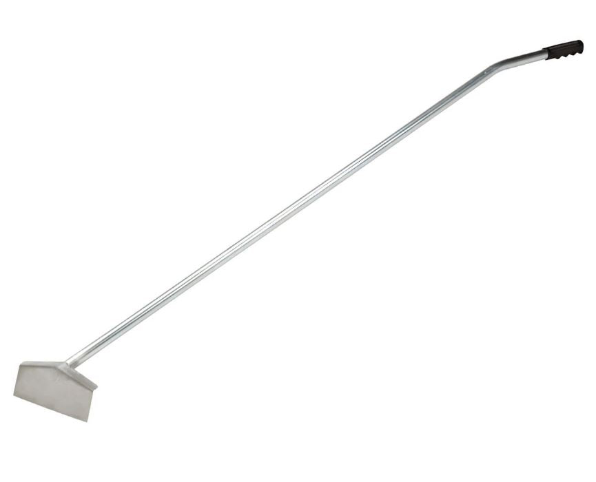 Yo-Ho 05012 12" Stainless Steel Livestock Hoe, 60" steel handle, vinyl grip