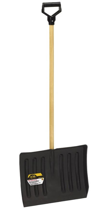 Yo-Ho 05923 Poly Shovel, 36" wood, poly D