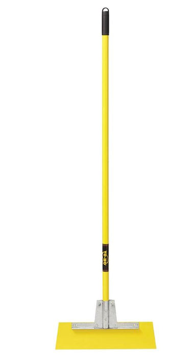 Yo-Ho 75618 18" Industrial Floor/Ice Scraper, spring steel blade, 56" steel handle, vinyl grip