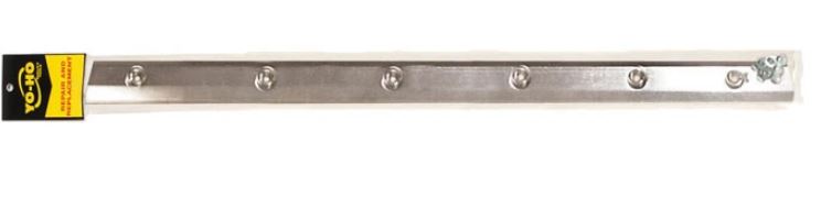 Yo-Ho 76050 20" Poly Deep-Cavity Tool, wear strip, vinyl-jacketed steel handle, poly ergo D
