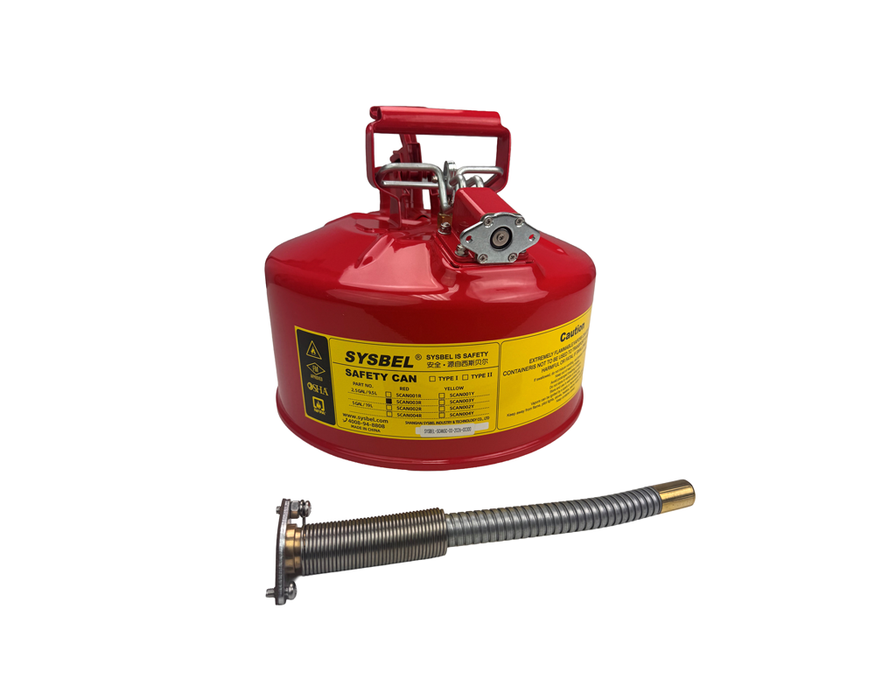 JustRite Replacement Fuel Can 2.5 Gal 7225120 Safety OSHA Approved APE Partz AP90024