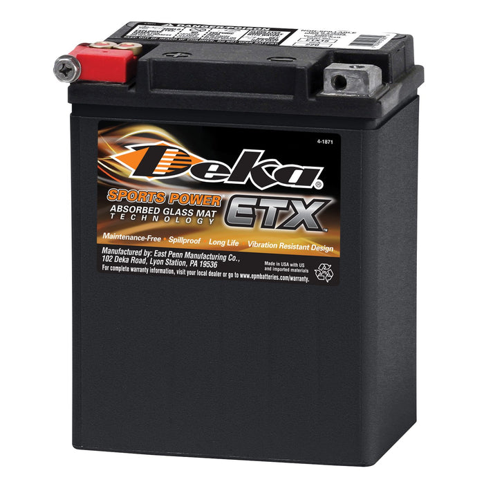 Deka ETX15 AGM Powersports Battery BA153